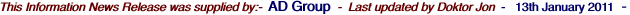 This Information News Release was supplied by:-