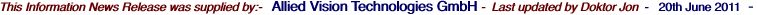 This Information News Release was supplied by:-