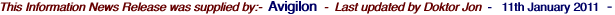 This Information News Release was supplied by:-