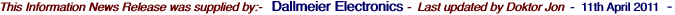 This Information News Release was supplied by:-