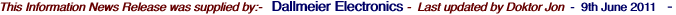 This Information News Release was supplied by:-