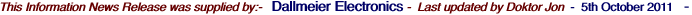 This Information News Release was supplied by:-