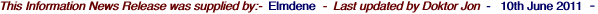 This Information News Release was supplied by:-