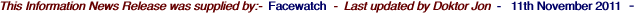 This Information News Release was supplied by:-