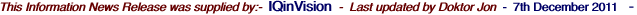 This Information News Release was supplied by:-