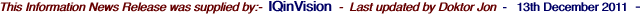 This Information News Release was supplied by:-