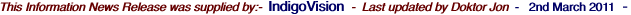 This Information News Release was supplied by:-