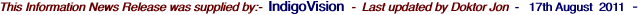 This Information News Release was supplied by:-