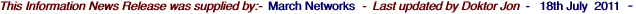 This Information News Release was supplied by:-