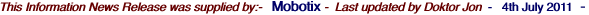 This Information News Release was supplied by:-