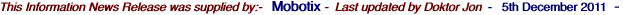 This Information News Release was supplied by:-