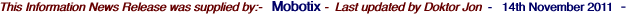 This Information News Release was supplied by:-