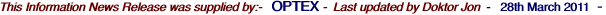This Information News Release was supplied by:-