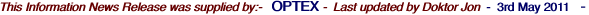This Information News Release was supplied by:-