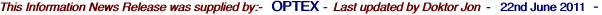 This Information News Release was supplied by:-