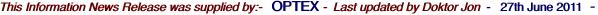 This Information News Release was supplied by:-