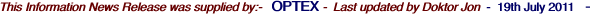 This Information News Release was supplied by:-