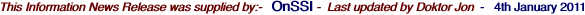 This Information News Release was supplied by:-