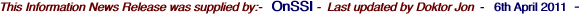 This Information News Release was supplied by:-