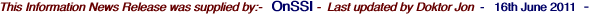 This Information News Release was supplied by:-