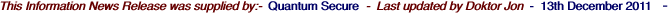 This Information News Release was supplied by:-