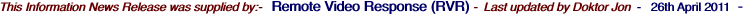 This Information News Release was supplied by:-
