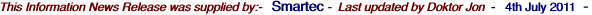 This Information News Release was supplied by:-