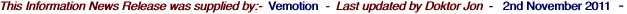 This Information News Release was supplied by:-