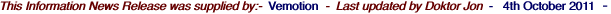 This Information News Release was supplied by:-