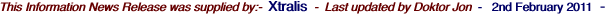 This Information News Release was supplied by:-