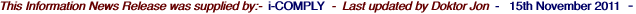This Information News Release was supplied by:-
