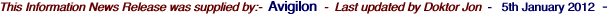 This Information News Release was supplied by:-