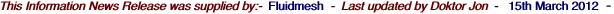 This Information News Release was supplied by:-