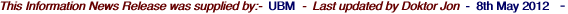 This Information News Release was supplied by:-
