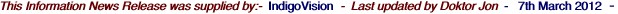 This Information News Release was supplied by:-