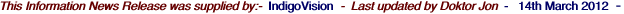 This Information News Release was supplied by:-