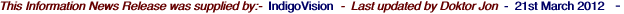 This Information News Release was supplied by:-