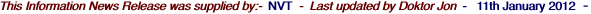 This Information News Release was supplied by:-