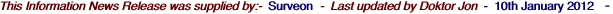 This Information News Release was supplied by:-