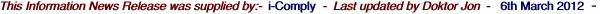 This Information News Release was supplied by:-