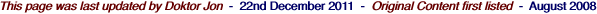 This page was last updated by Doktor Jon