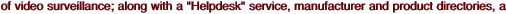 of video surveillance; along with a 