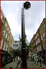 A street surveillance CCTV camera located in a residential are of Central London
