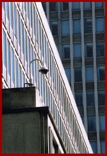 So would you like to play "Spot the CCTV Camera?". Eagle eyed visitors may recognise the profusion of street furniture, surrounding a single heritage dome camera keeping watch over part  of Londons' prestigious Oxford Street shopping area.