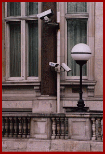 So would you like to play "Spot the CCTV Camera?". Eagle eyed visitors may recognise the profusion of street furniture, surrounding a single heritage dome camera keeping watch over part  of Londons' prestigious Oxford Street shopping area.