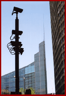 So would you like to play "Spot the CCTV Camera?". Eagle eyed visitors may recognise the profusion of street furniture, surrounding a single heritage dome camera keeping watch over part  of Londons' prestigious Oxford Street shopping area.