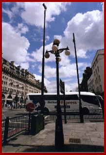 So would you like to play "Spot the CCTV Camera?". Eagle eyed visitors may recognise the profusion of street furniture, surrounding a single heritage dome camera keeping watch over part  of Londons' prestigious Oxford Street shopping area.