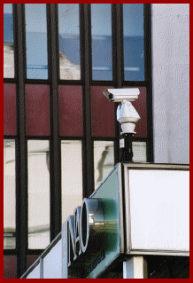 So would you like to play "Spot the CCTV Camera?". Eagle eyed visitors may recognise the profusion of street furniture, surrounding a single heritage dome camera keeping watch over part  of Londons' prestigious Oxford Street shopping area.