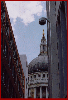 So would you like to play "Spot the CCTV Camera?". Eagle eyed visitors may recognise the profusion of street furniture, surrounding a single heritage dome camera keeping watch over part  of Londons' prestigious Oxford Street shopping area.