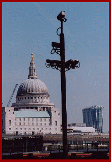 So would you like to play "Spot the CCTV Camera?". Eagle eyed visitors may recognise the profusion of street furniture, surrounding a single heritage dome camera keeping watch over part  of Londons' prestigious Oxford Street shopping area.